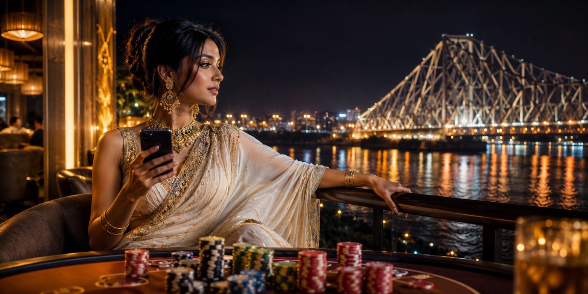 User placing online bet in Kolkata